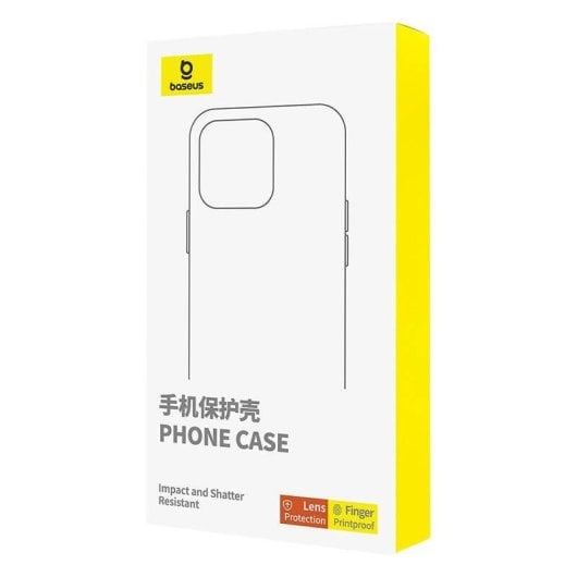 Capa Baseus SkyRing 360° com suporte e vidro temperado preta para iPhone 15