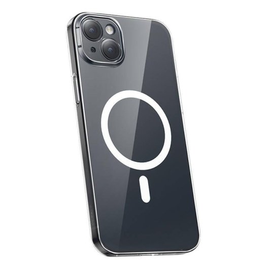 Funda para móvil Baseus ARSJ010602 Magnética Transparente PC con cristal templado para iPhone 13