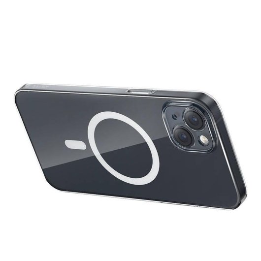 Funda para móvil Baseus ARSJ010602 Magnética Transparente PC con cristal templado para iPhone 13