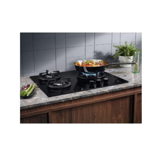 Placa de cocina a gas Electrolux KGE6633NOK 60 cm 3 quemadores SpeedBurner Wok