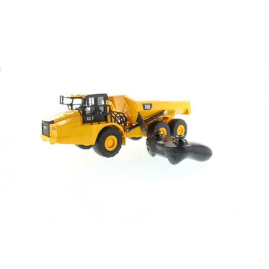 Camião Betoneira Articulada Carrera CAT 745 Rádio Controlo 1:24 LED