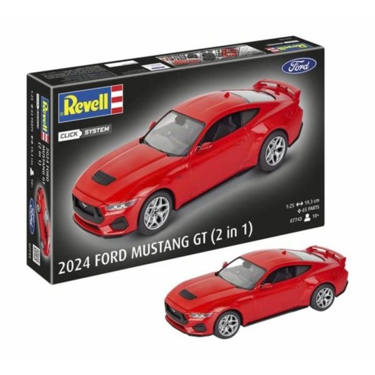 Bausatz Revell Ford Mustang GT Maßstab 1:25 Click System