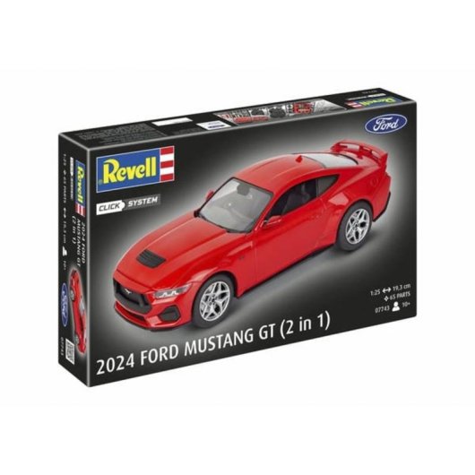 Bausatz Revell Ford Mustang GT Maßstab 1:25 Click System