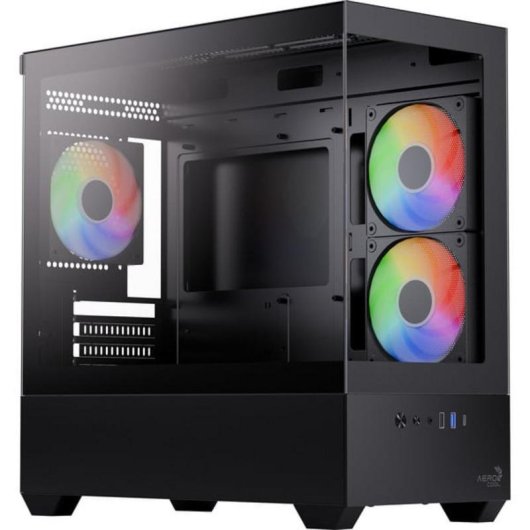 Boîtier PC Aerocool P300D Mini-Tour Noir RGB
