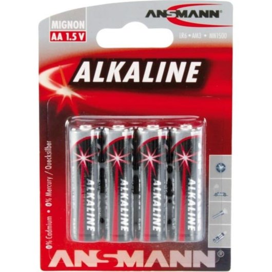 Alkaline AA-Batterie Ansmann 5015563 4 Stück