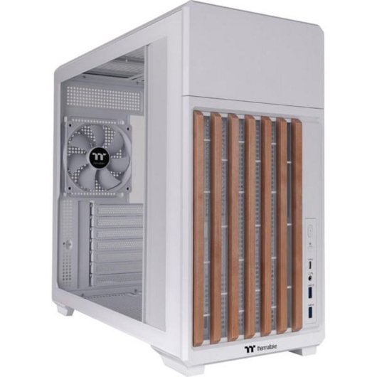 Boîtier PC Thermaltake TR300 WS Torre Midi ATX Blanc/Bois