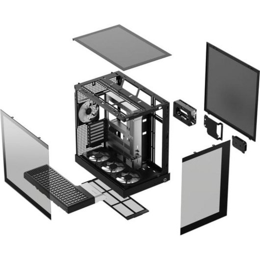 Case PC APNX V2-F ATX RGB Nero