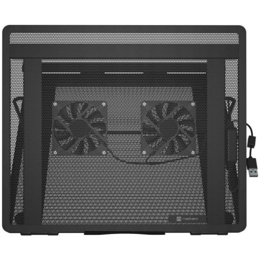 Base refrigeración portátil Natec Tern 2 Plus 2 ventiladores magnéticos hasta 17.3"