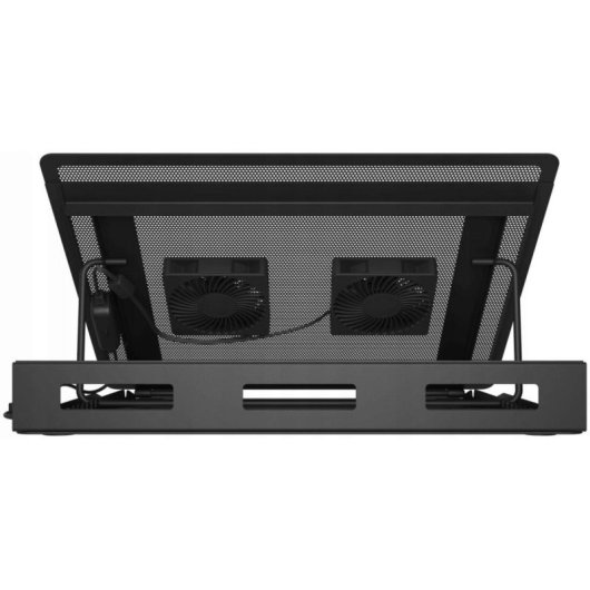 Base refrigeración portátil Natec Tern 2 Plus 2 ventiladores magnéticos hasta 17.3"
