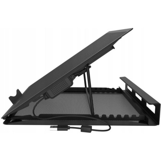 Base refrigeración portátil Natec Tern 2 Plus 2 ventiladores magnéticos hasta 17.3"