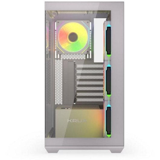 Caja PC Krux Exo White ATX RGB Torre Midi