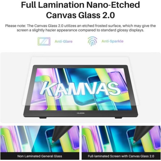 Pantalla gráfica Huion Kamvas 22 Gen 3 21.5" QHD 2560x1440
