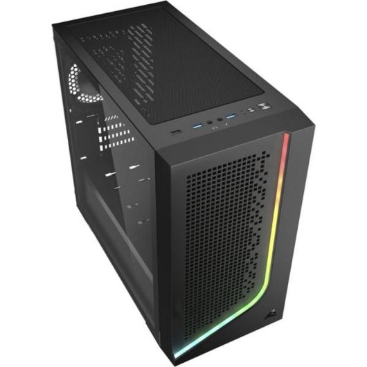 Boîtier PC Sharkoon J1000 ARGB Torre Midi µATX Noir