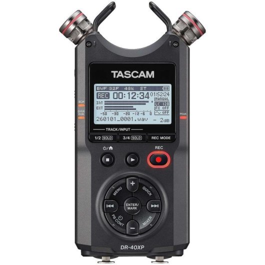 Tascam DR-40XP Enregistreur Portable 4 Pistes 32 bits USB
