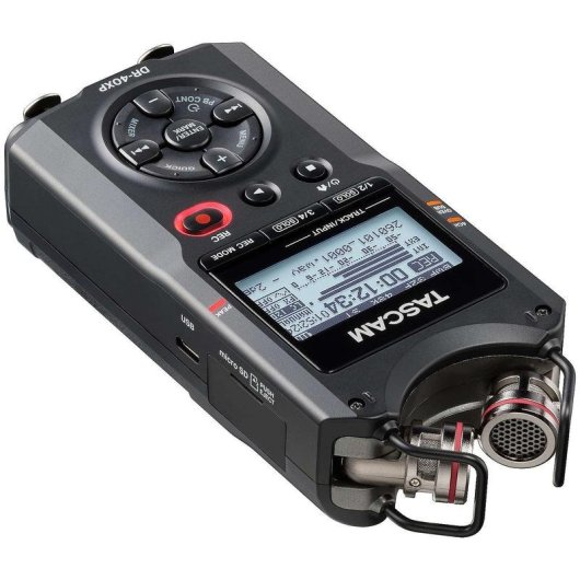 Tascam DR-40XP Enregistreur Portable 4 Pistes 32 bits USB