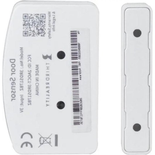 Sensor de Puertas y Ventanas THIRD REALITY ZigBee Con Batería Larga Duración