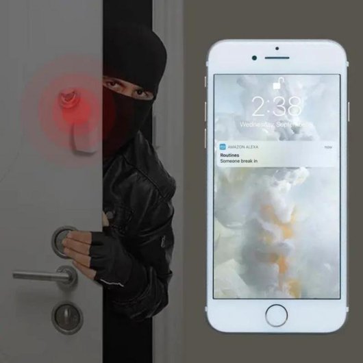 Sensor de Puertas y Ventanas THIRD REALITY ZigBee Con Batería Larga Duración