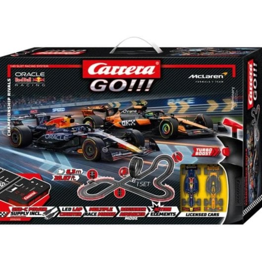 Carrera GO!!! Championship Rivals Rennbahn Set 2 Autos 1:43
