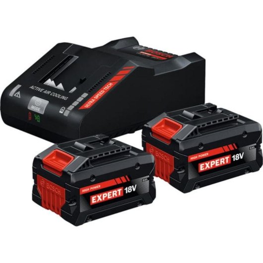 Ladegerät Akku-Set Bosch Expert EXAL18V-160 2x 8Ah 18V
