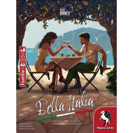 Jeu de Société Pegasus Deadly Dinner Bella Italia Cooperatif 7-11 Joueurs