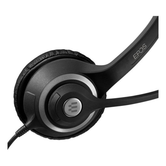 Casque Epos IMPACT SC 268 filaire USB avec réduction de bruit pour bureau, noir et argent