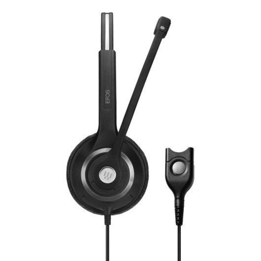 Casque Epos IMPACT SC 268 filaire USB avec réduction de bruit pour bureau, noir et argent