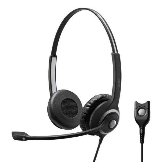 Casque Epos IMPACT SC 268 filaire USB avec réduction de bruit pour bureau, noir et argent