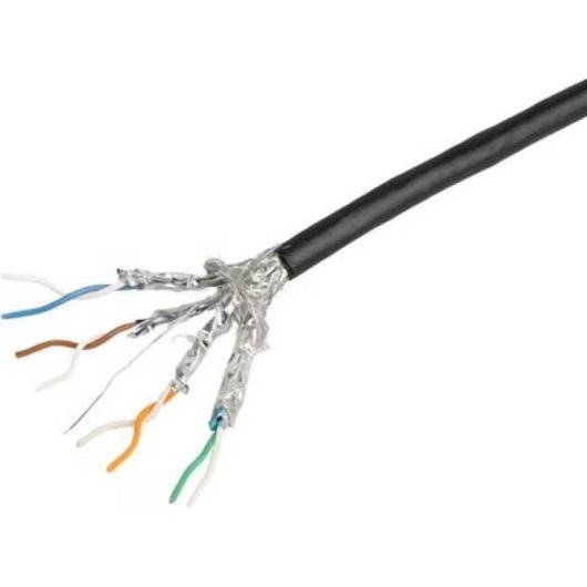 Cabo de Rede Lanberg CAT7 SFTP 305 m RJ45 Preto