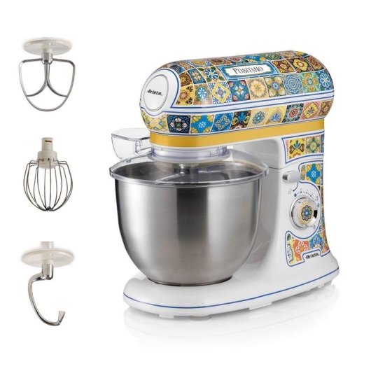 Batteuse Planétaire Ariete Positano 2400W 5.5L Acier Inoxydable