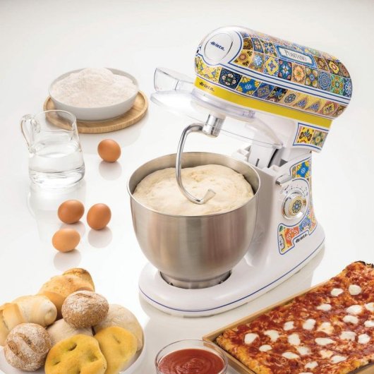 Batteuse Planétaire Ariete Positano 2400W 5.5L Acier Inoxydable