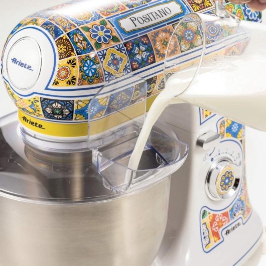 Batteuse Planétaire Ariete Positano 2400W 5.5L Acier Inoxydable
