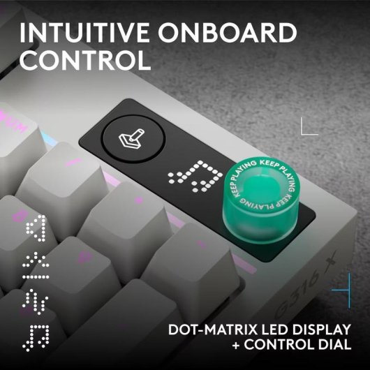 Clavier Logitech G G316 X 98 mécanique gaming RGB avec câble amovible Allemagne QWERTZ