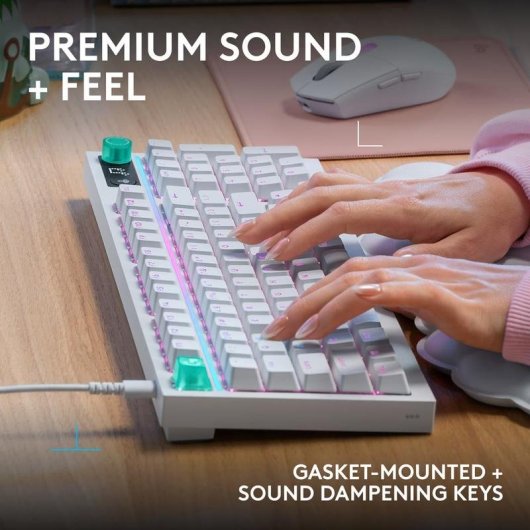 Clavier Logitech G G316 X 98 mécanique gaming RGB avec câble amovible Allemagne QWERTZ