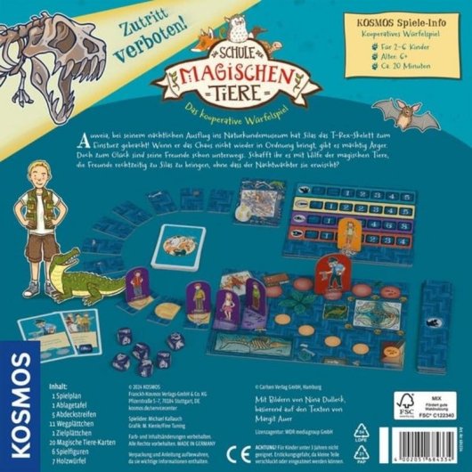 Jeu de société coopératif KOSMOS L'École des animaux magiques - Accès interdit