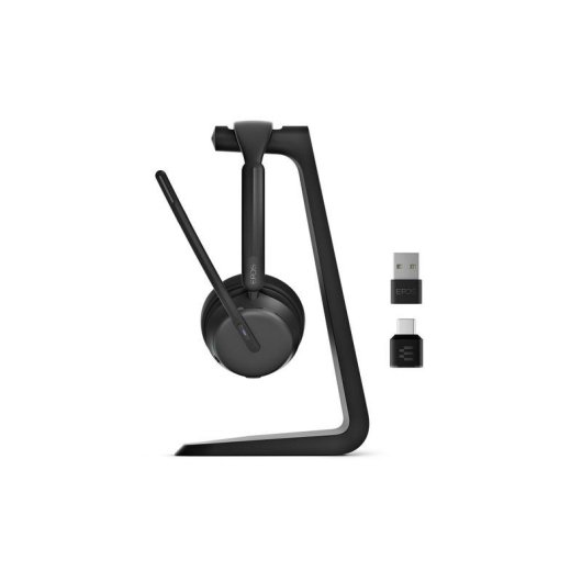 Auriculares EPOS Impact 1000 sans fil Bluetooth avec ANC, micro et station de charge noirs