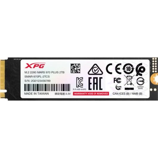 Disque Dur ADATA MARS 970 PLUS 2TB SSD PCIe 5.0 11000 Mo/s Lecture