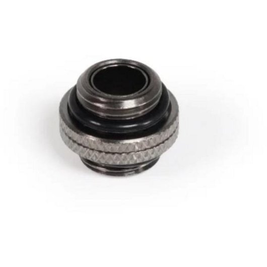 Flüssigkeitskühlung Alphacool Doppelanschluss ES G1/4 drehbar Messing schwarz