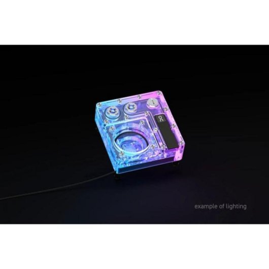 Refrigeración líquida Alphacool Core depósito acrílico RGB 120 mm compacto