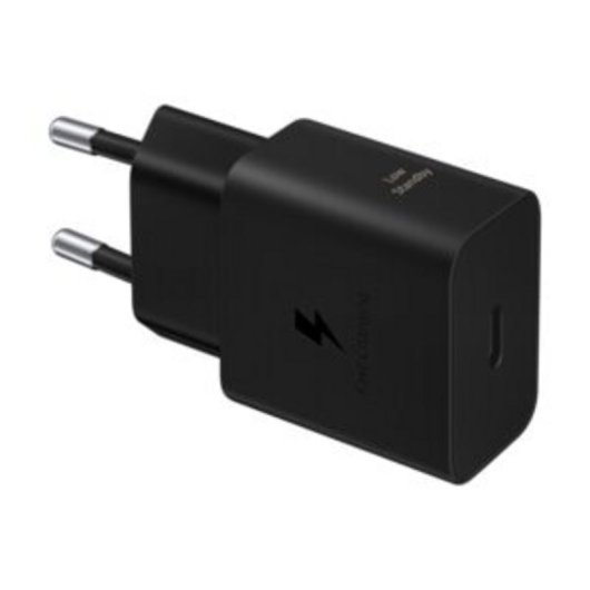 Adaptador de carga Samsung 15W USB Type-C negro
