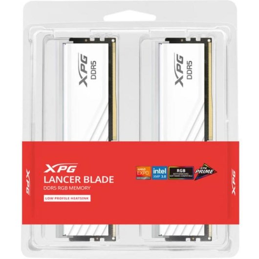 Memoria RAM ADATA XPG Lancer Blade RGB 48GB 2x24GB DDR5 6000MHz CL36 AMD EXPO Bianco