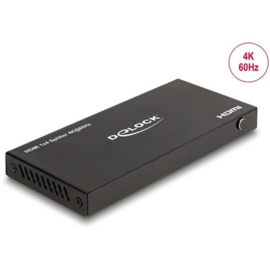 Splitter HDMI Delock 1x4 4K 60Hz con Scaler
