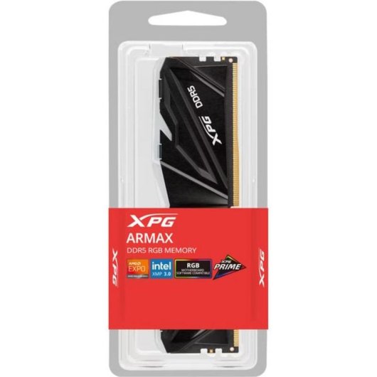 Mémoire RAM ADATA XPG Armax RGB 32Go 1x32Go DDR5 6000MHz CL30 AMD EXPO Noir