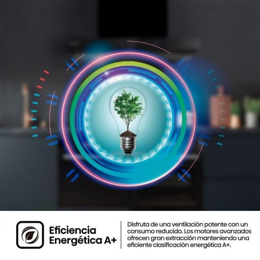 Campana extractora Hisense Inverter Decorativa 60cm con filtro aluminio