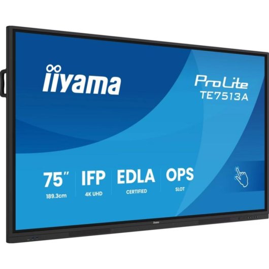 Interaktiver Bildschirm iiyama ProLite TE7513A-B3AG 75" 4K UHD Android 14
