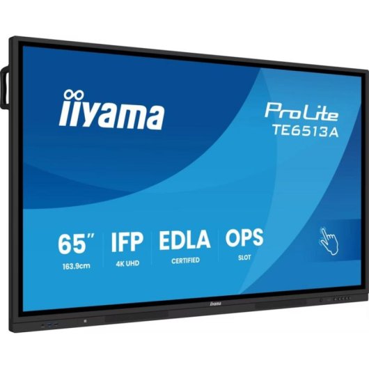 Interaktiver Digital Signage Monitor iiyama ProLite TE6513A-B3AG 64.5" 4K UHD Multi-Touch