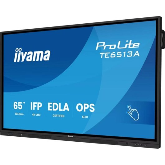 Interaktiver Digital Signage Monitor iiyama ProLite TE6513A-B3AG 64.5" 4K UHD Multi-Touch
