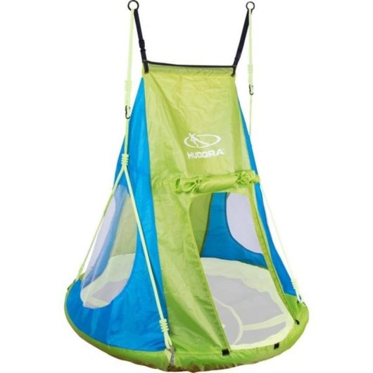 Abri-cabane HUDORA 72155 pour balançoire-nid avec entrée enroulable