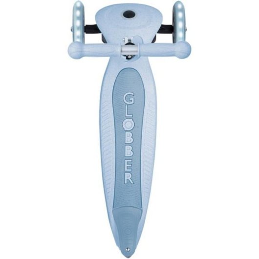 Monopattino bambino Globber Junior Eco 3 ruote LED azzurro