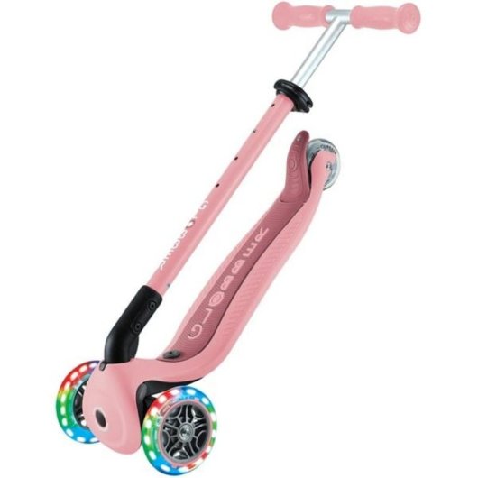 Patinete 3 en 1 Globber Go-Up Active Lights Scooter rosa/Baya 50 kg