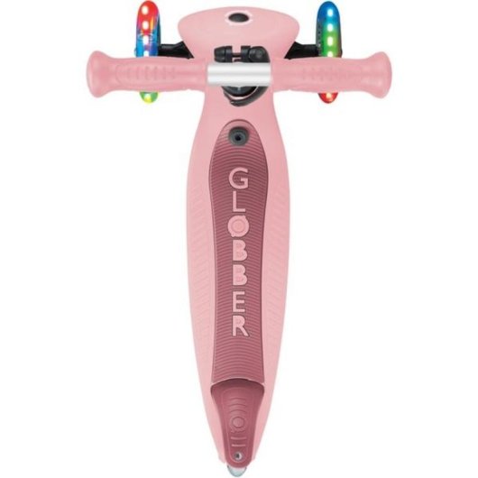 Patinete 3 en 1 Globber Go-Up Active Lights Scooter rosa/Baya 50 kg